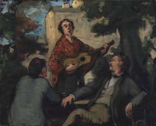 Honoré Daumier - La Chanteuse De Rue