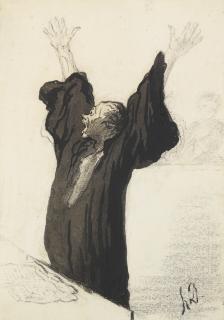 Honoré Daumier - L\'Avocat Pathétique