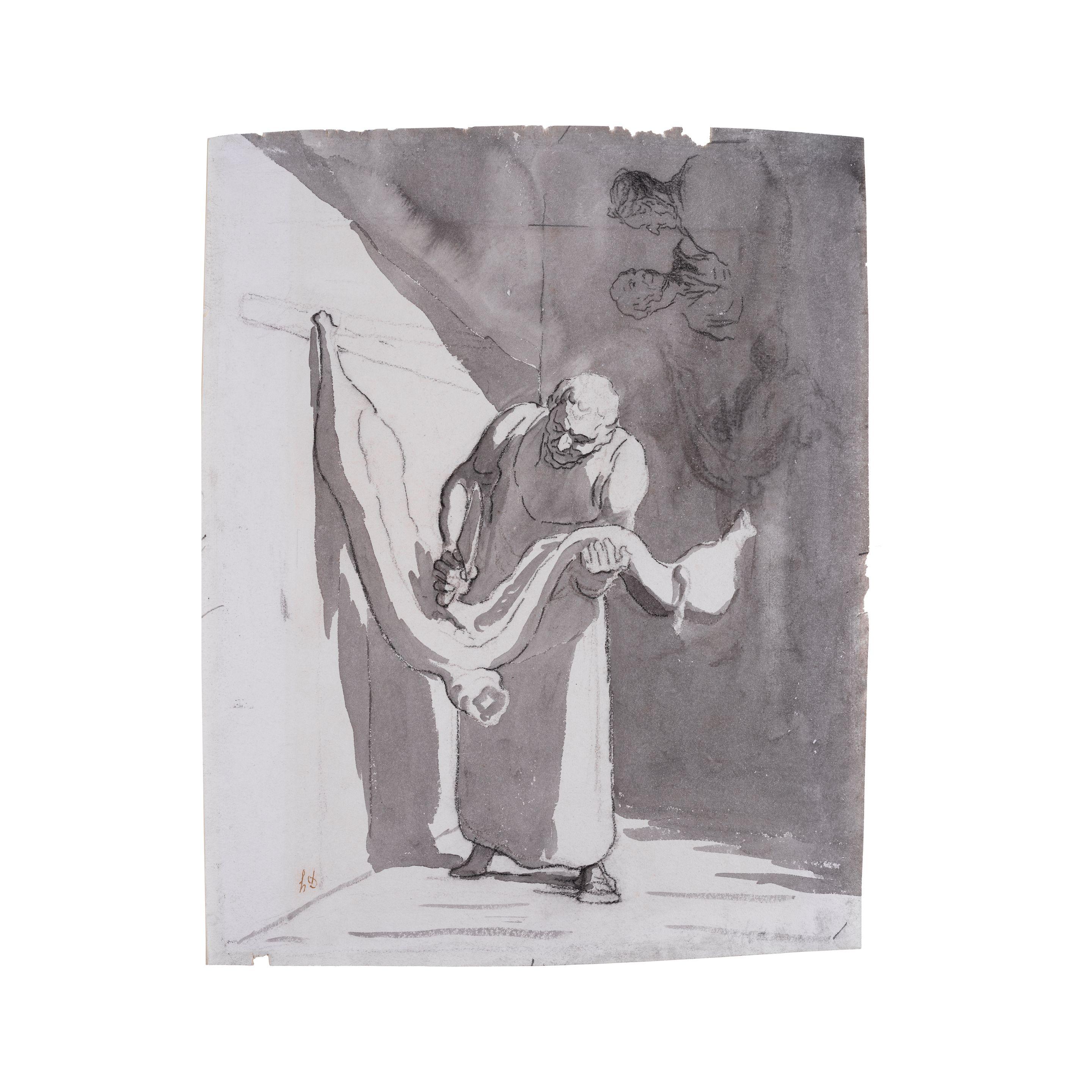 Honore Daumier - Le boucher (The butcher)