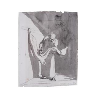 Honore Daumier - Le boucher (The butcher)