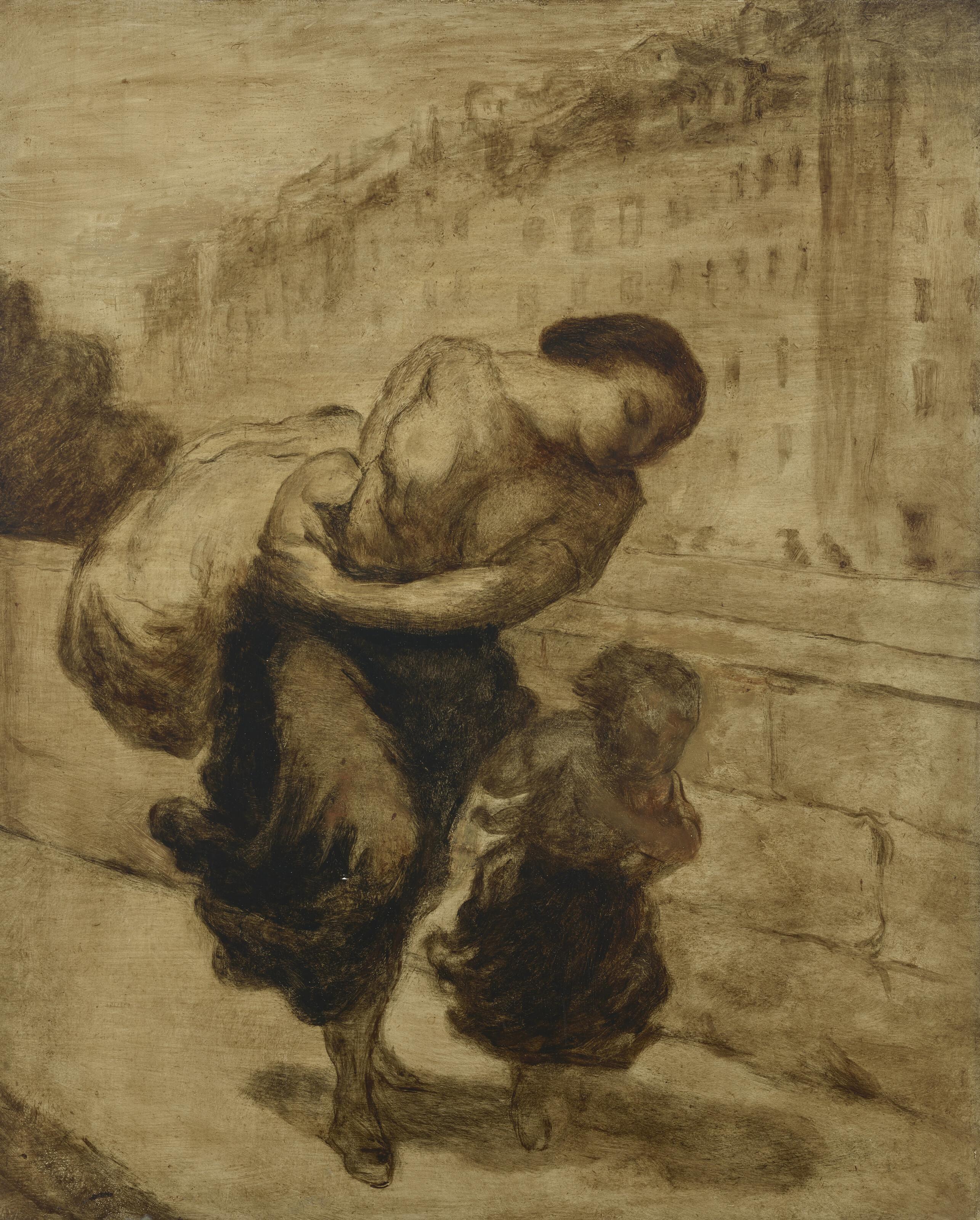 Honore Daumier - Le Fardeau