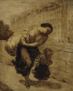Honore Daumier - Le Fardeau