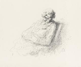 Honoré Daumier - Le Réquisitoire (Un Homme Au Fauteuil)