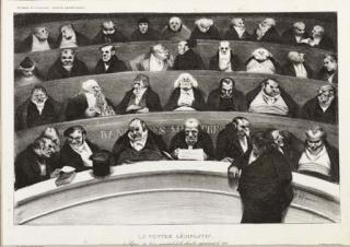 Honoré Daumier - Le Ventre Legislatif, from L\'Association mensuelle (Delteil 131)