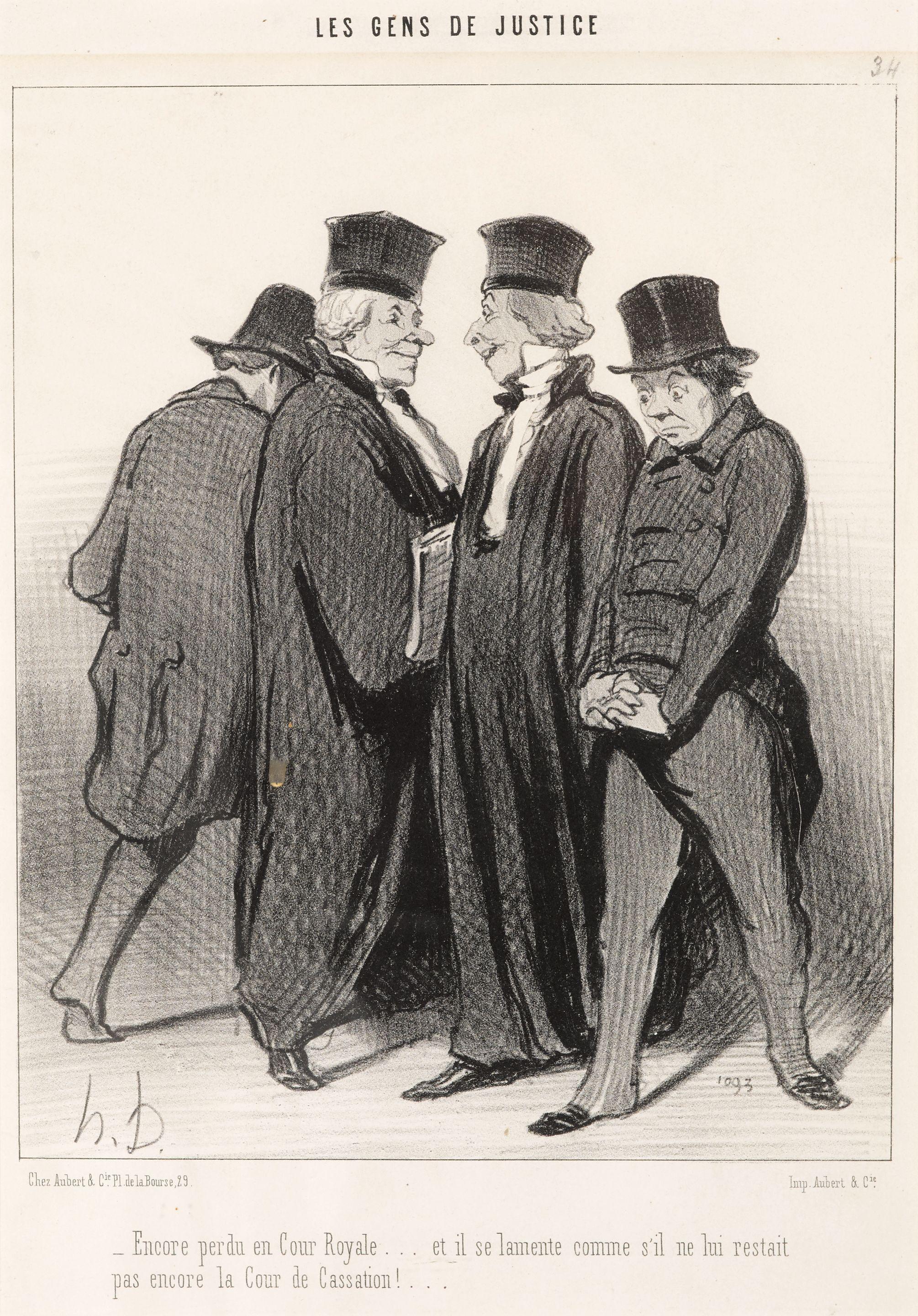 Honoré Daumier - Les Gens de Justice 38