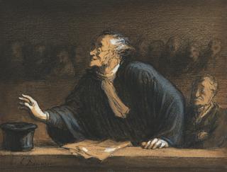 Honoré Daumier - Un Défenseur Habile