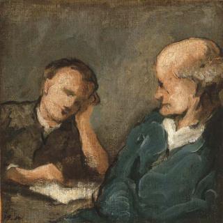 Honoré Victorin Daumier - La lecture