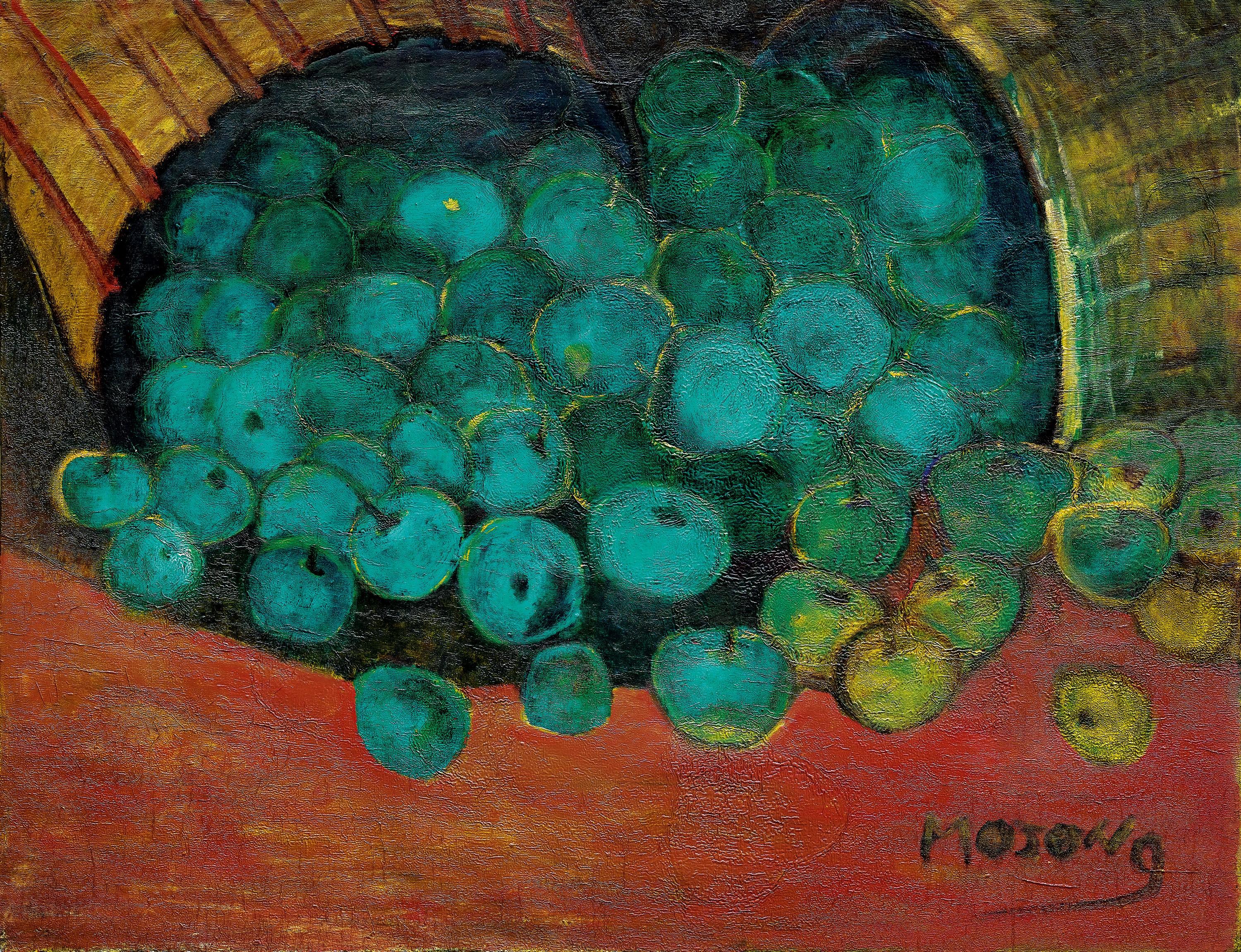 Hoo Mojong - Blue Apple (Painted In 1982)