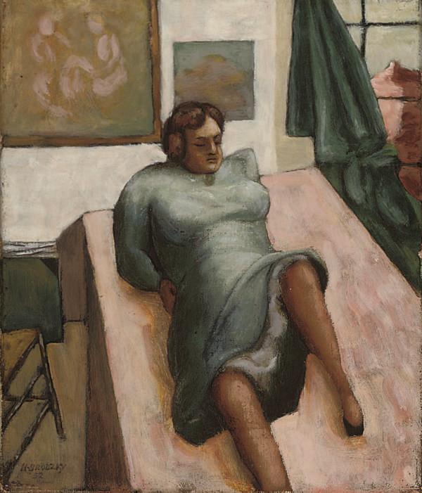 Horace Ascher Brodzky - Figure reclining