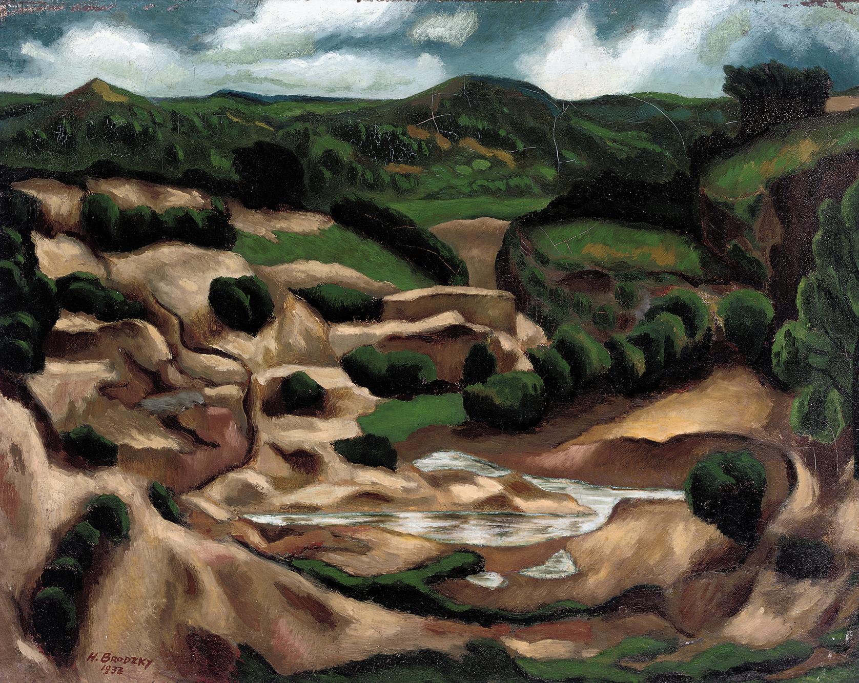Horace Brodzky - Rocky Landscape