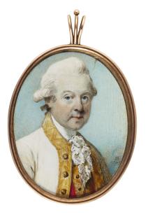 Horace Hone, A.R.A. - Portrait Of A Gentleman