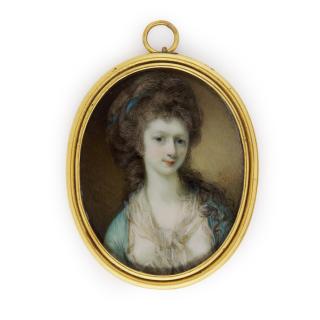 Horace Hone, A.R.A. - Portrait of a lady, traditionally identified as Lady Rachael Tweeke