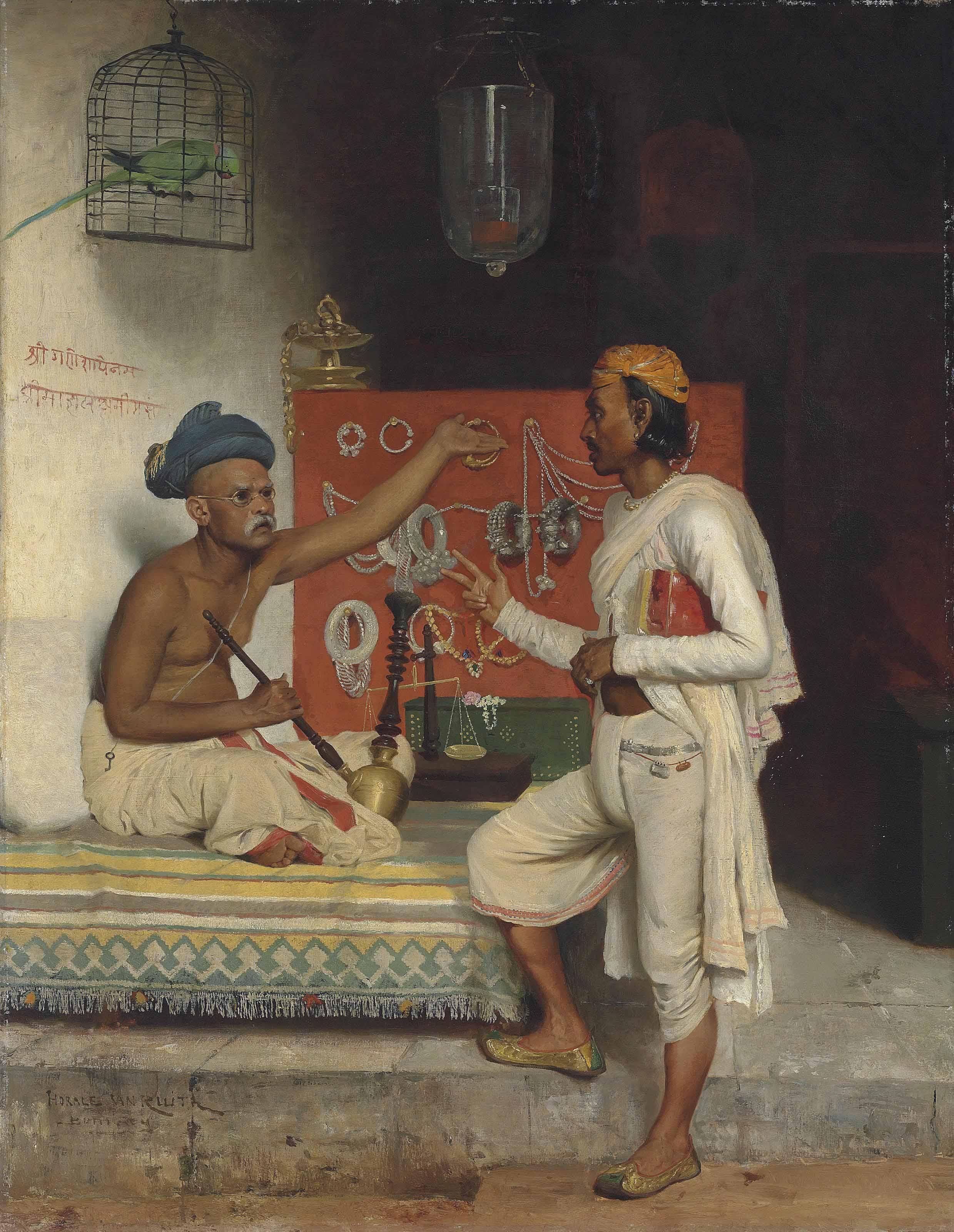 Horace Van Ruith - A street seller in Bombay