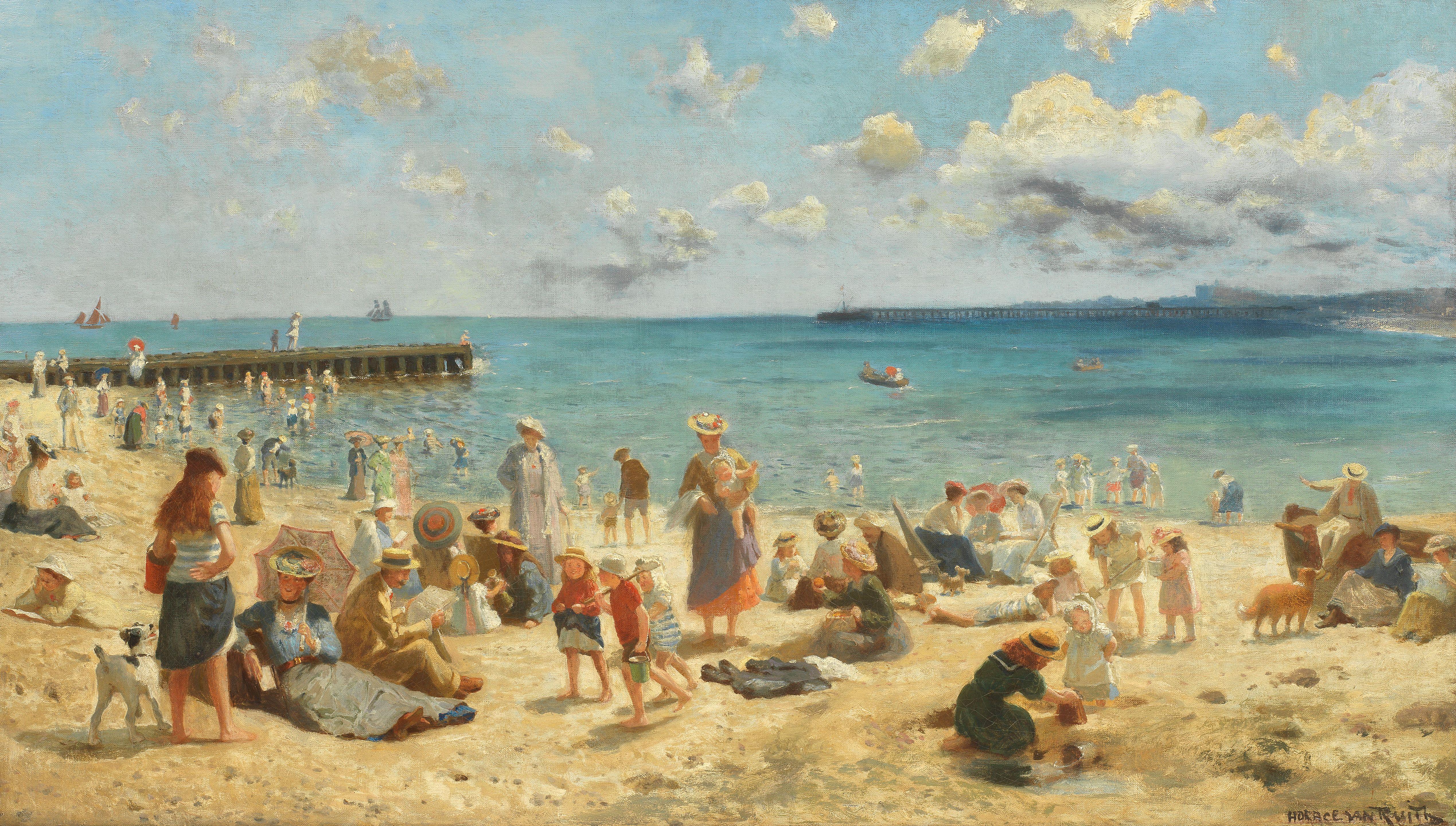 Horace van Ruith - Sunshine on the sands, Lowestoft