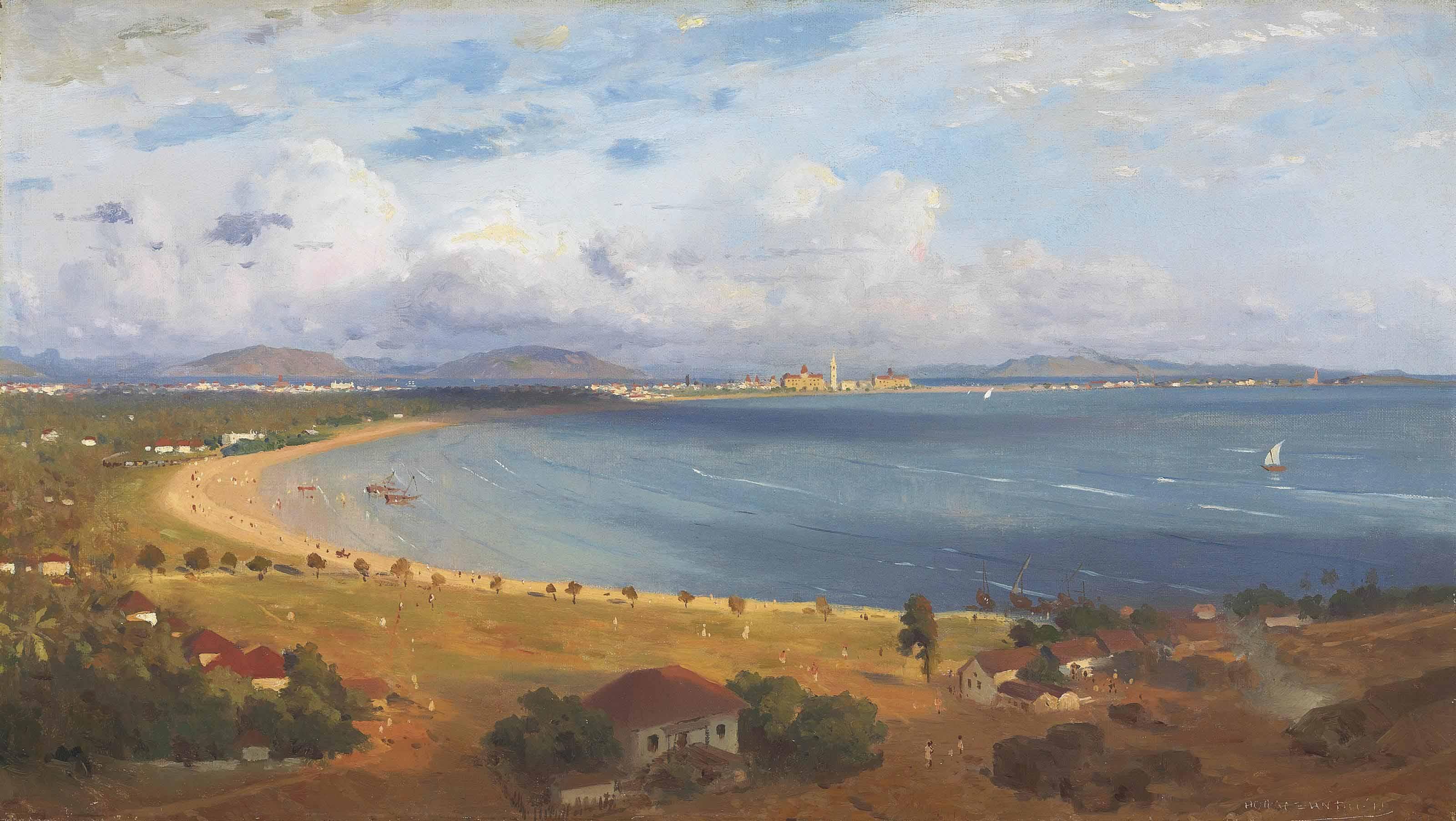 Horace Van Ruith - The Back Bay at Bombay, from Malabar Hill