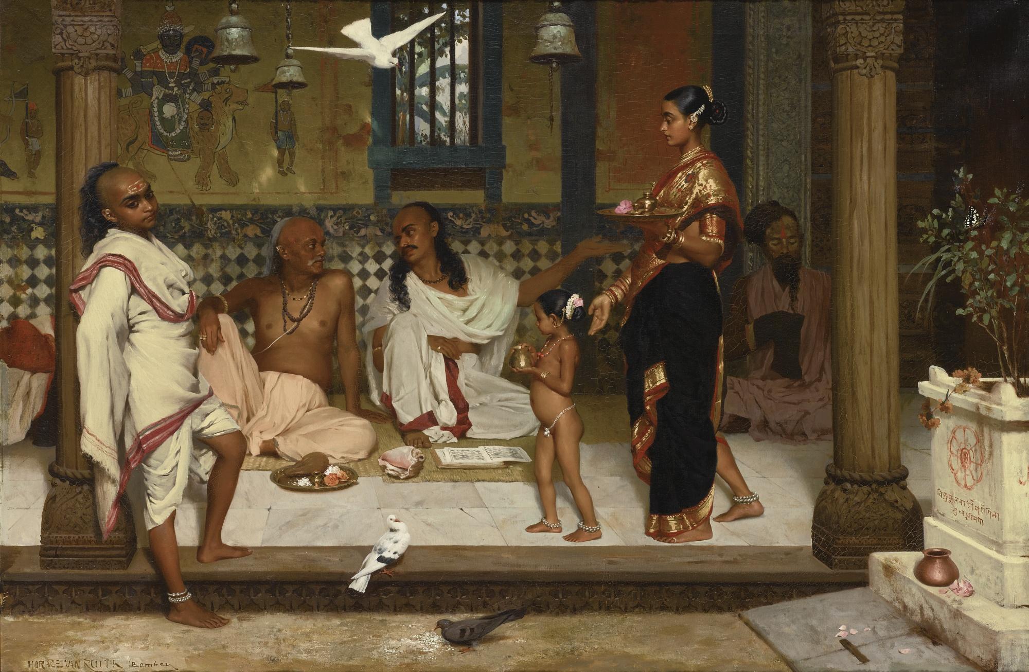 Horace Van Ruith - Untitled (A Brahmin Household)