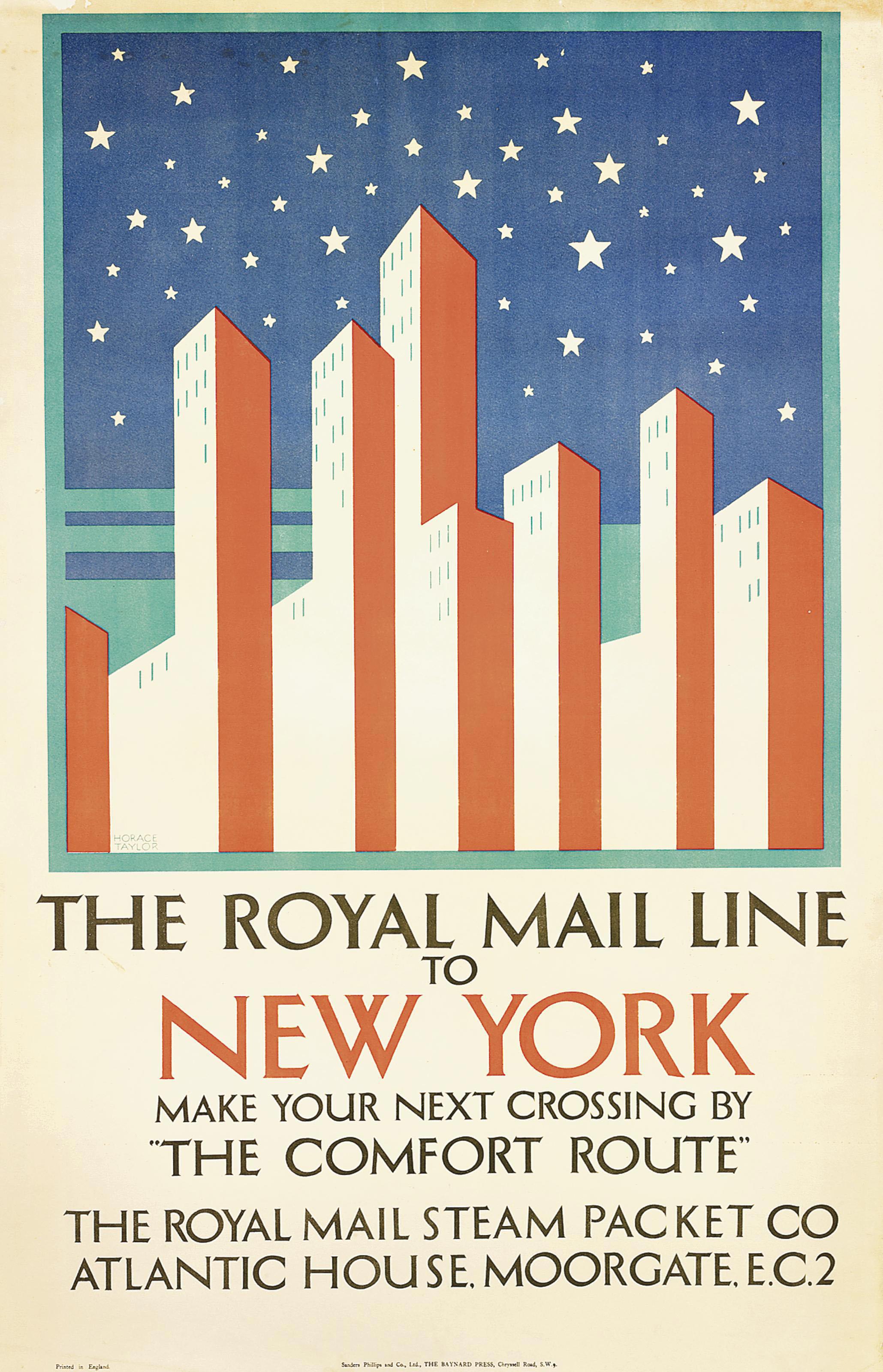Horace W. Taylor - The Royal Mail Line To New York
