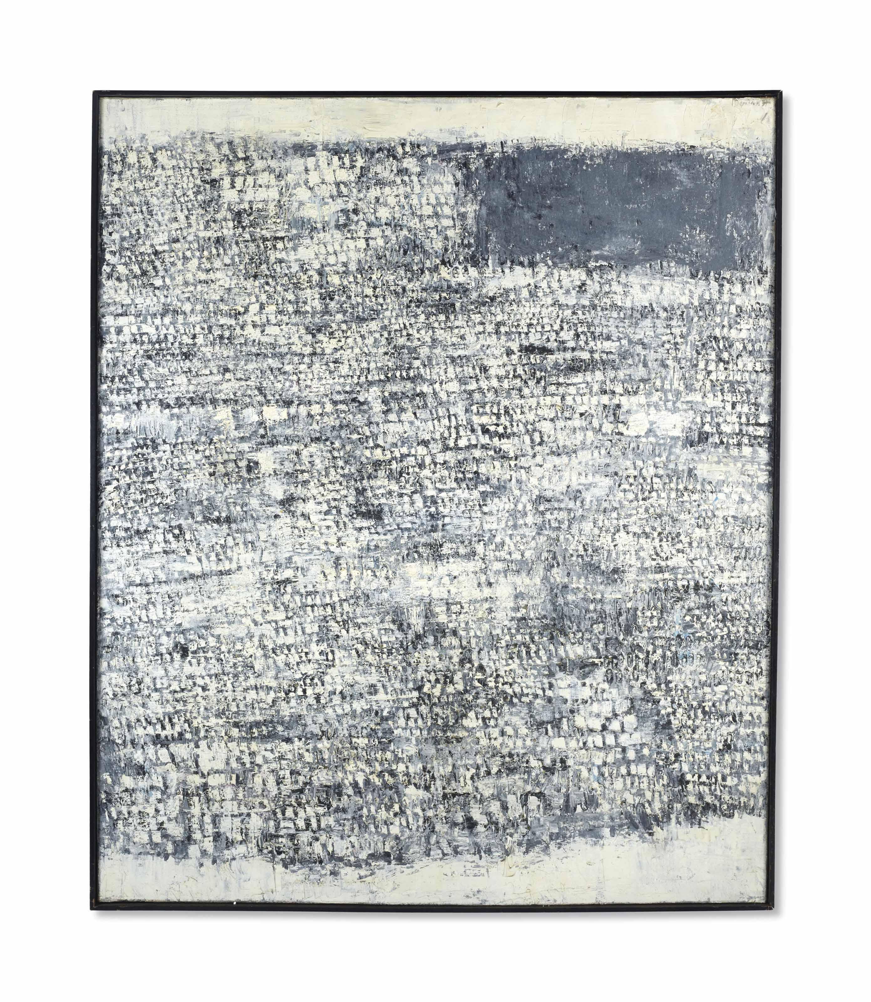 Horia Damian - Composition grise et blanche