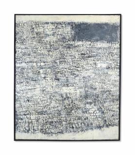 Horia Damian - Composition grise et blanche