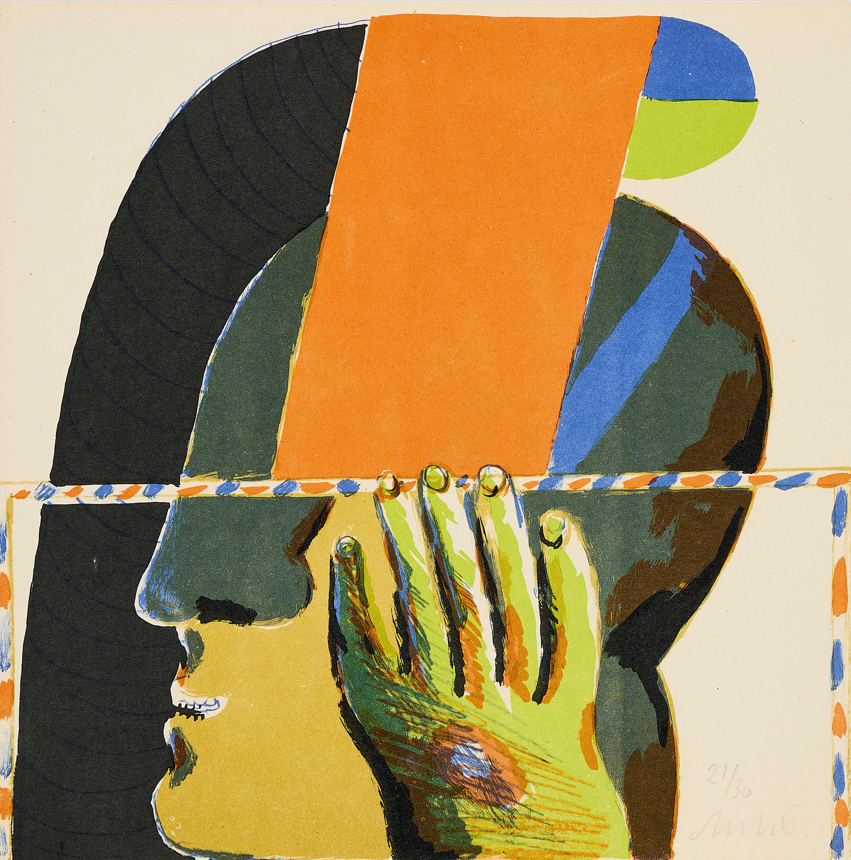 Horst Antes - Aus: Offsets - 1966.