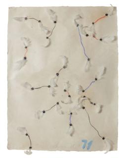 Horst Antes - Federbild I (Feather Painting I)