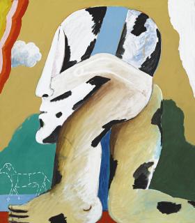 Horst Antes - Figur Bogenschütze (Portrait Of An Archer)