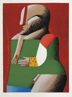 Horst Antes - Figure; Head; Figure in a Box; Figure II