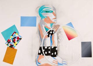 Horst Antes - Kopffüssler mit Reifen.