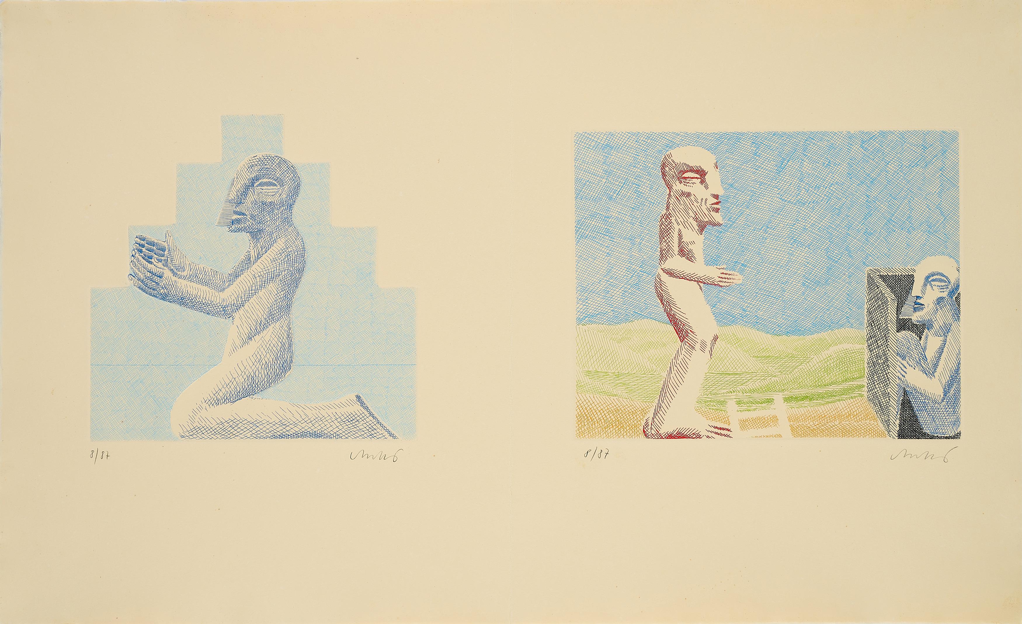 Horst Antes - Ohne Titel.