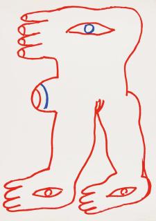 Horst Antes - Ohne Titel.