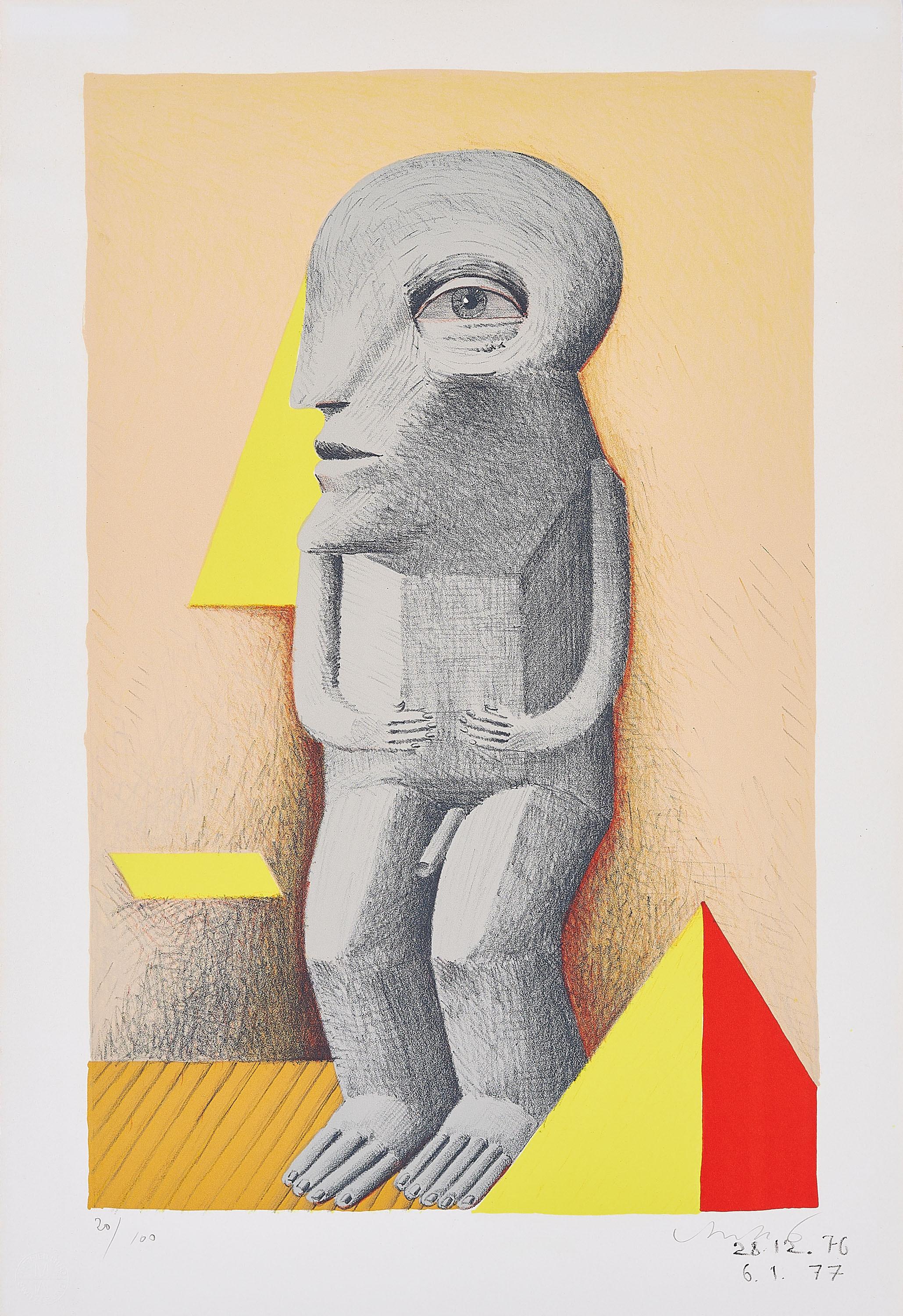 Horst Antes - Ohne Titel.