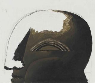 Horst Antes - Schwarzer Kopf