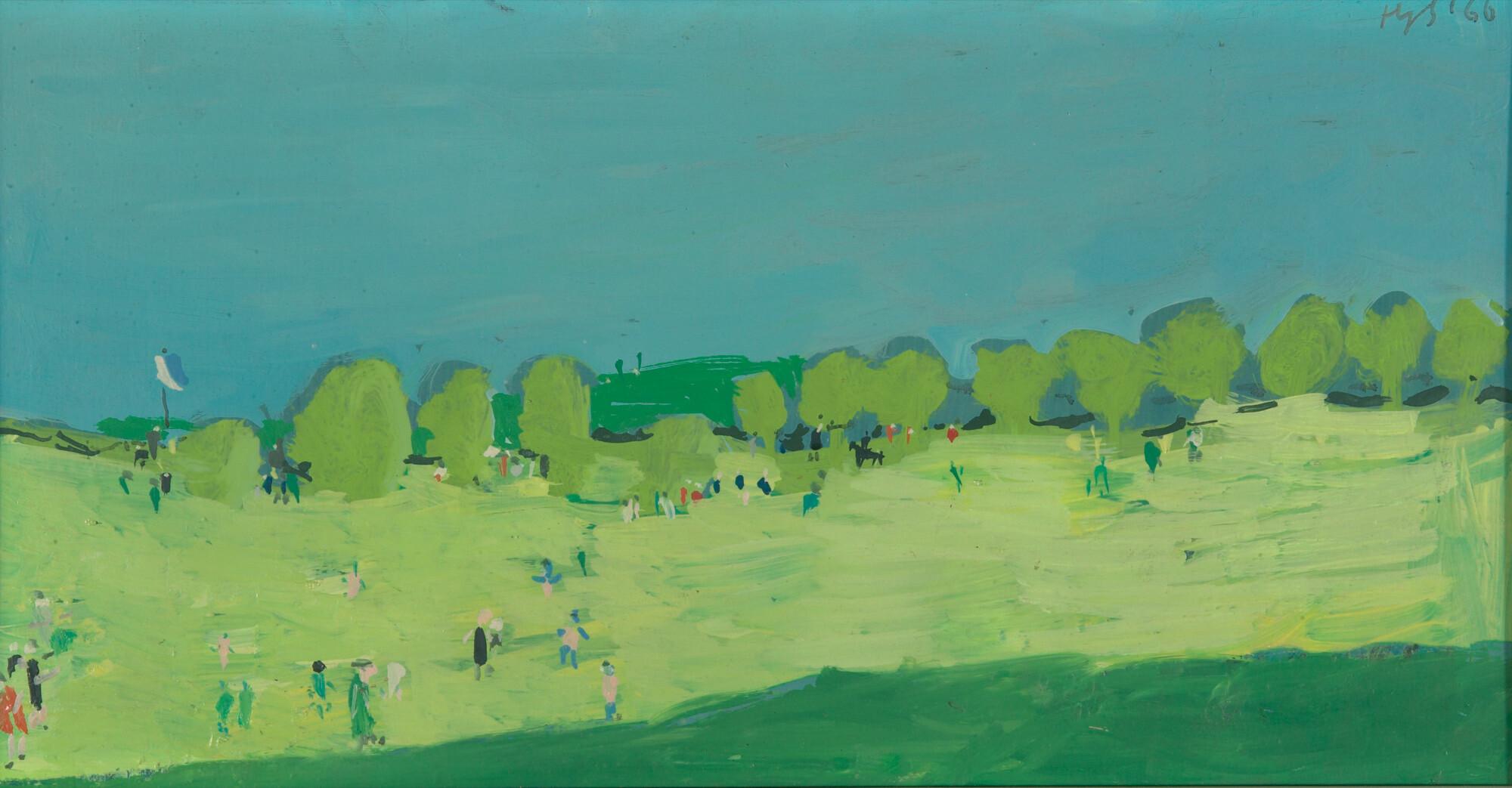 Horst J. Sauerbruch - Frühling im Englischen Garten.