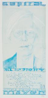 Horst Janssen - Andy Warhol all is pretty.
