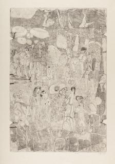 Horst Janssen - Gesellschaft im Freien