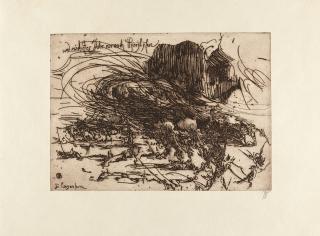 Horst Janssen - Gewitter zieht auf.