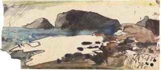 Horst Janssen - Landschaft.