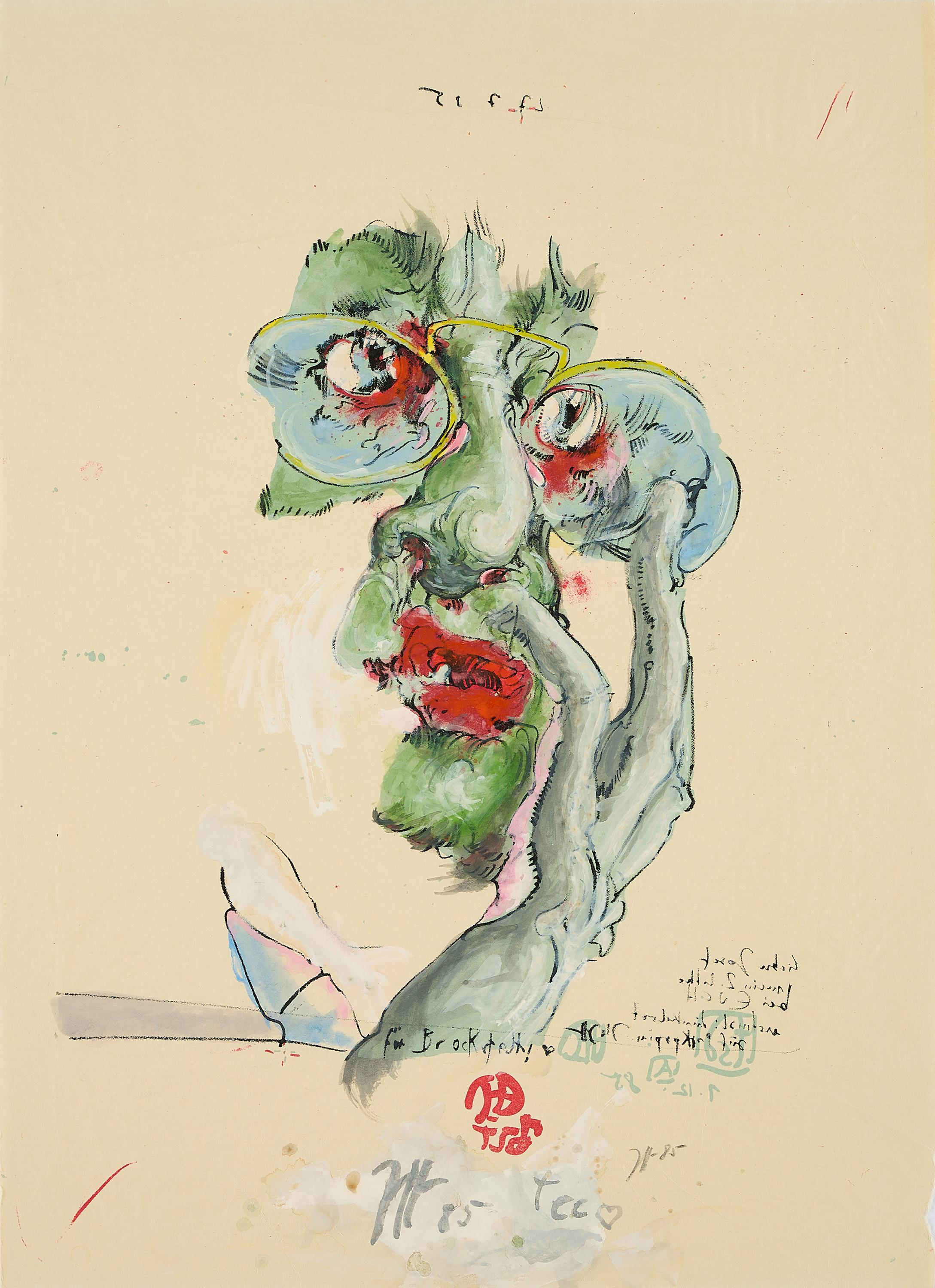 Horst Janssen - Ohne Titel.