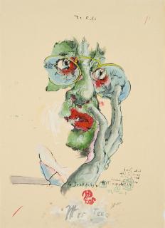 Horst Janssen - Ohne Titel.