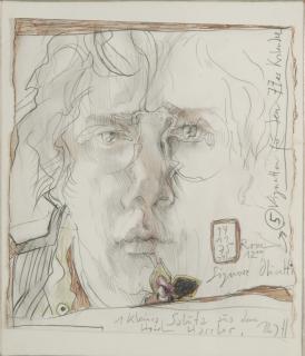 Horst Janssen - Ritratto