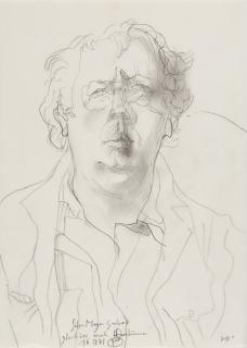 Horst Janssen - Selbstbildnis.