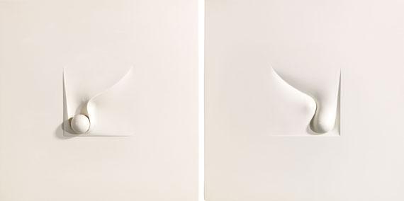 Horst Kuhnert - 1977 Raumfläche 77 w.T. . 1977 Raumfläche 77 w.N.K.