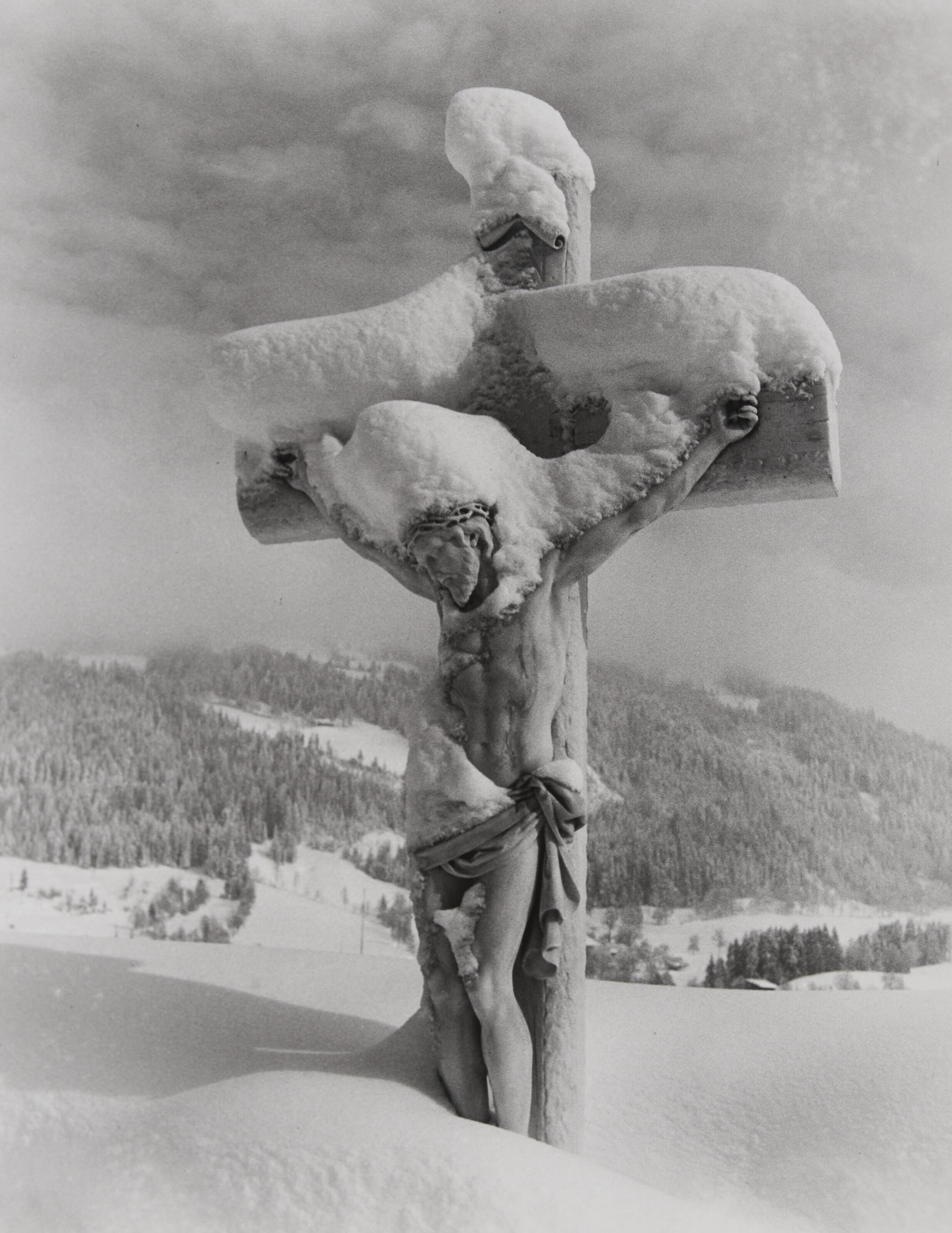 Horst P. Horst - Crucifix, Kitzbühel, Austria, 1936