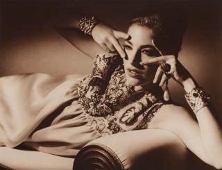 Horst P. Horst - \'Elaine Irwin in ad for Henri Bendel\', 1987-1988