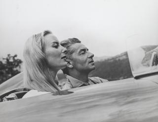Horst P. Horst - Eliette and Herbert von Karajan, Kitzbühel, Austria, 1958