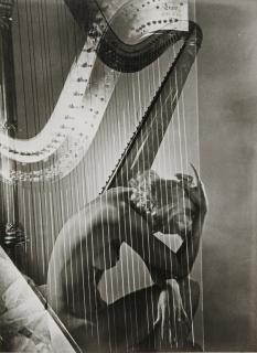 Horst P. Horst - \'Lisa Fonssagrives With Harp\', C. 1939