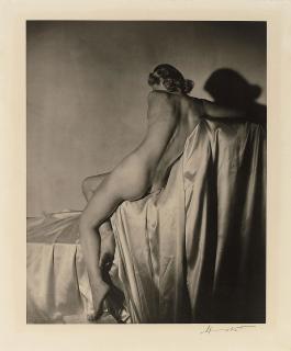 Horst P. Horst - Lisa on Silk, New York, 1940