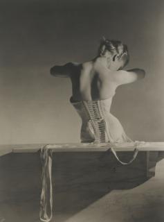 Horst P. Horst - Mainbocher Corset, 1939Platinum-Palladium Print, Printed By Sal Lopes In 1986. Signed In Pencil At Lower Right And Signed In Pencil On The Reverse. With The Title, Edtition And Copyright Stamps, Annotated 50+10 Ap And Ap/ 1.