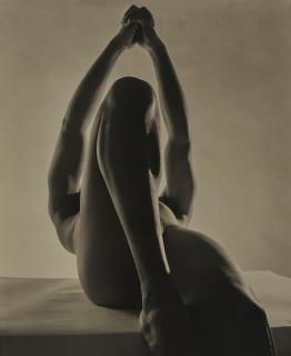 Horst P. Horst - Male Nude (Knee Up), 1955