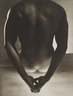 Horst P. Horst - Male Nude with Hands Behind Buttocks, 1952